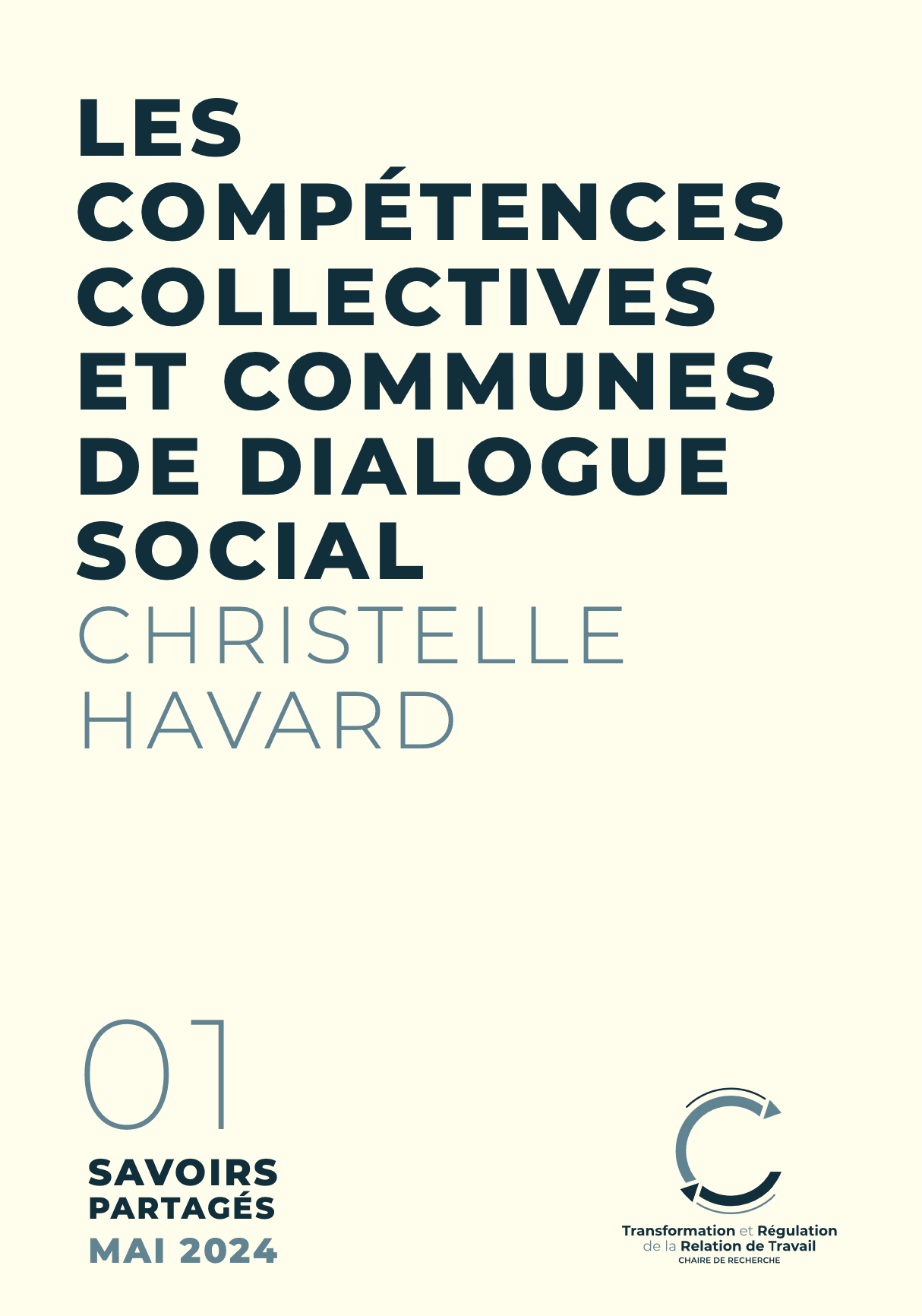 Les  compétences collectives et communes de diaLogue social